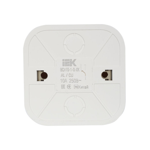 GLORY Выключ. 1-кл. прох. о/у 10А ВСп10-1-0-ХК кремовый IEK