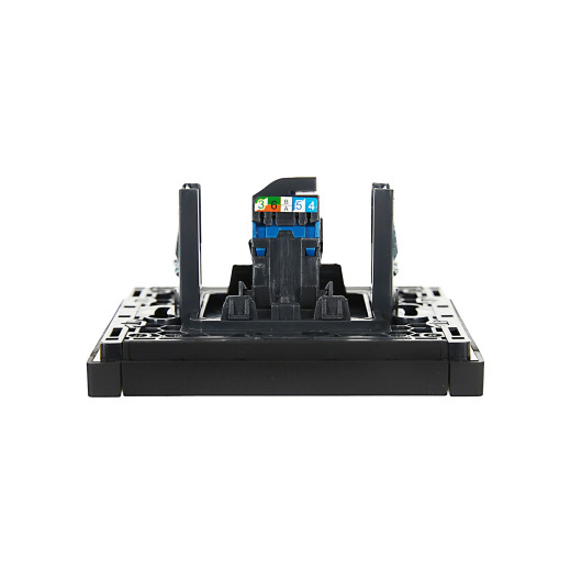 FORTE&PIANO Роз. комп. RJ45 кат.6 FP131 чер. IEK