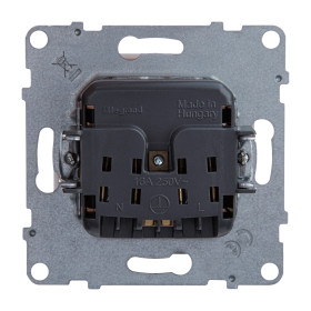 Legrand/Daccord SUNO Белый Розетка 2К 16А 250В. Винтовые зажимы.  .