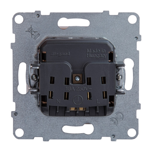 SUNO. Силовая розетка 2К 16А 250В. Винтовые зажимы. Цвет 