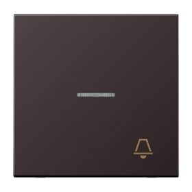 JUNG клавиша с символом звонка с подсветкой, Dark