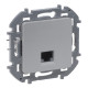 Розетка компьютерная RJ45 категория 6 UTP - Legrand/Daccord Inspiria - алюминий