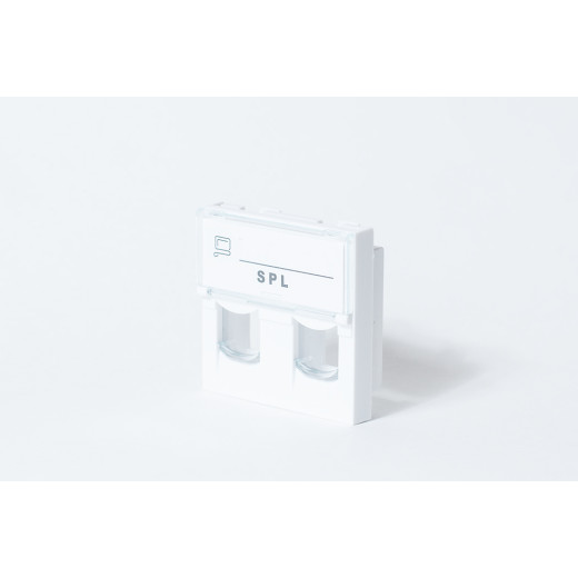 Лицевая панель  45x45 мм, для 2 модулей Keystone