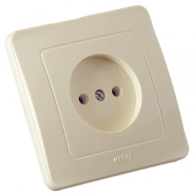 Hegel Мастер внутр Слоновая кость РС16-301-01 Розетка