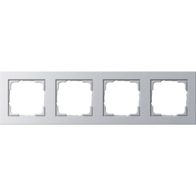 Gira E2 Алюминий Рамка 4-ая