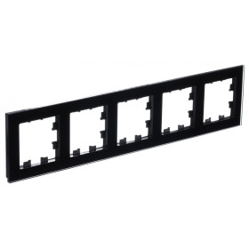 Systeme Electric AtlasDesign Nature Стекло Черный Рамка 5-ая, универсальная