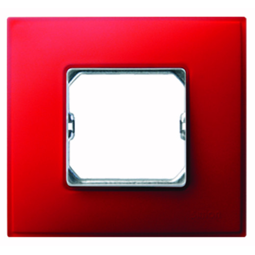 Simon 27 Рубиновый Рамка 1 пост. Neos