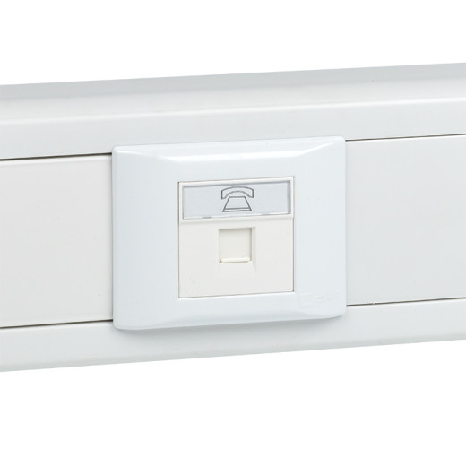 Розетка RJ11, 2 модуля EKF