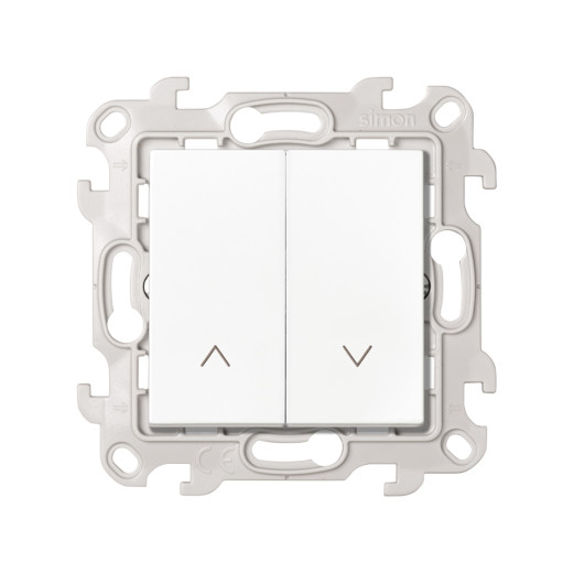 Выключатель жалюзи 10A 250В~ белого цвета S24 Harmonie