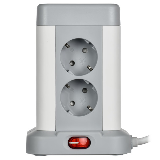 DOMINIC Удлинитель У08K 1,5м 3х1мм2 USB A+C 20Вт сер IEK