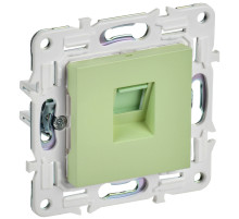 IEK SKANDY Мятный Розетка компьютерная RJ45 кат.5E SK-K01G