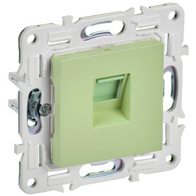IEK SKANDY Мятный Розетка компьютерная RJ45 кат.5E SK-K01G