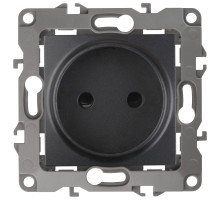 ЭРА Розетка Серия 12 12-2105-05 2P 16A-250В IP20 антрацит