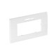 Рамка двойная 2хModul45 (для ЭУИ 45х90 мм) для маркировки, горизонт., белая (для 6288583 и 6288576)
