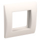PRIMER Рамка и суппорт для КМКУ 2 модуля белый IEK
