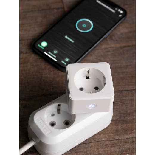 Умная розетка EKF Сonnect Wi-Fi белая