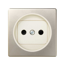 Simon 82 Centr. Слоновая кость/Шампань Накладка розетки 1-ая