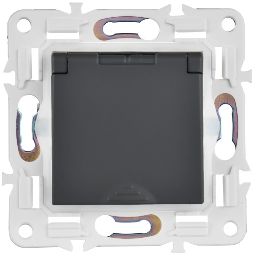 SKANDY Роз. з/к/ш кр. 16А IP44 SK-R11G граф. IEK