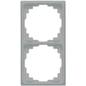 JUNG Рамка для инсталляции в кабельных каналах, 2-кратная серая