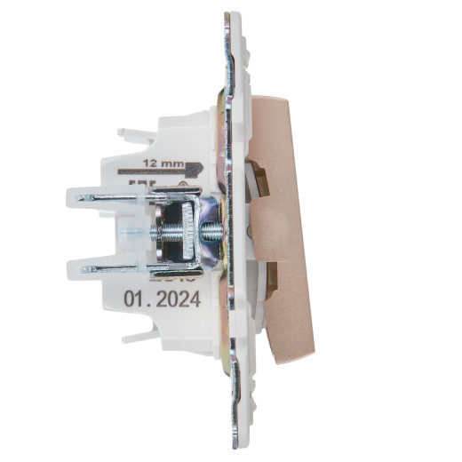 SKANDY Выключ. 2-кл. с инд. 10А SK-V09Sa песоч. IEK