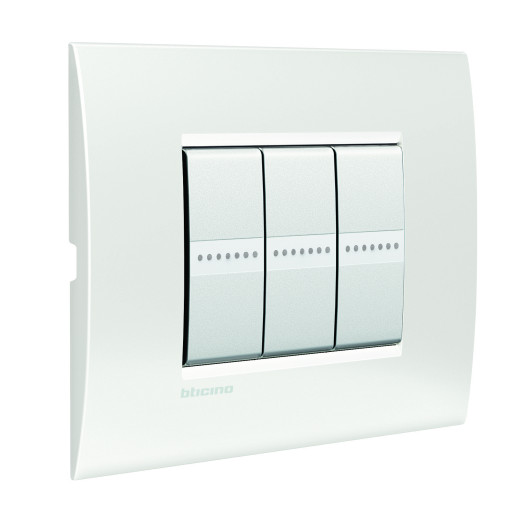 Livinglight Рамка AIR 3 модуля, цвет Белый