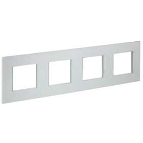IEK SKANDY Металл Серебряный Рамка 4-ая SK-F34S