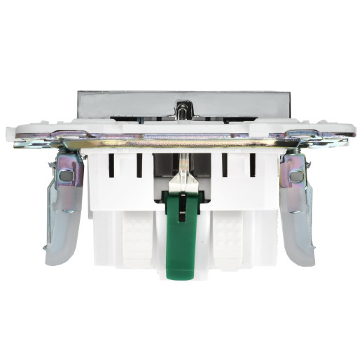 SKANDY Роз. с з/к/ш 16А б/к SK-R06N никель IEK