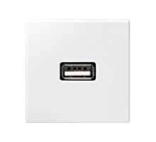 Simon Белый Зарядное устройство USB, К45, Uпост = 5 В