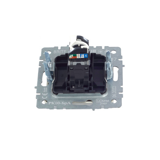 BRITE Роз. комп. RJ45 кат.5E РК10-БрА алюм. IEK