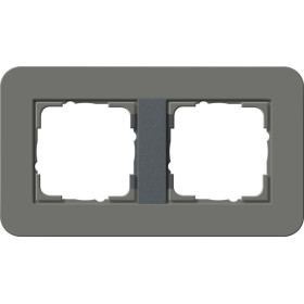 Gira E3 Темно-серый/Антрацит Рамка 2-ая