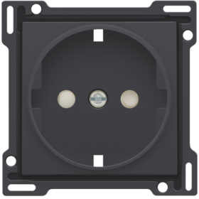 Niko Антрацит Накладка розетки с шт., с/з