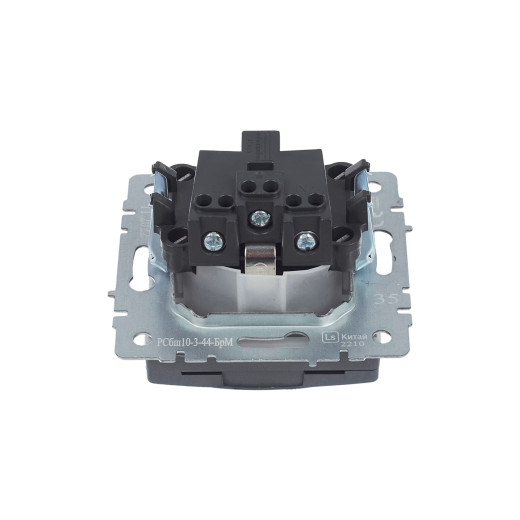 BRITE Роз. с з/к/ш с кр. 16А IP44 РСбш10-3-44-БрМ мар. IEK