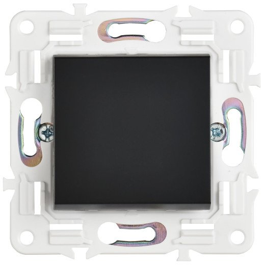 SKANDY Выключ. 1-кл. прох. 10А SK-V02Bl черн. IEK