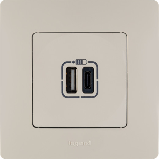 Рамка 1 пост - Legrand Etika - слоновая кость