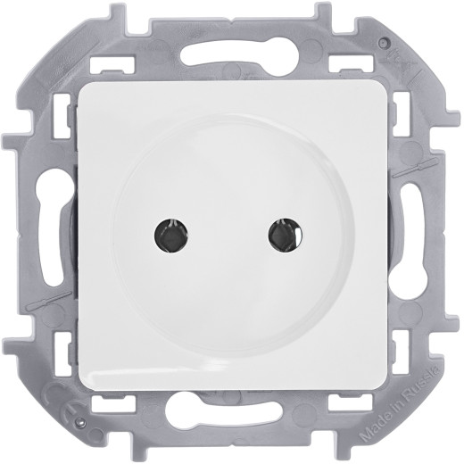Розетка без заземления - Legrand/Daccord Inspiria - без шторок 16А 250В винтовые зажимы - белый