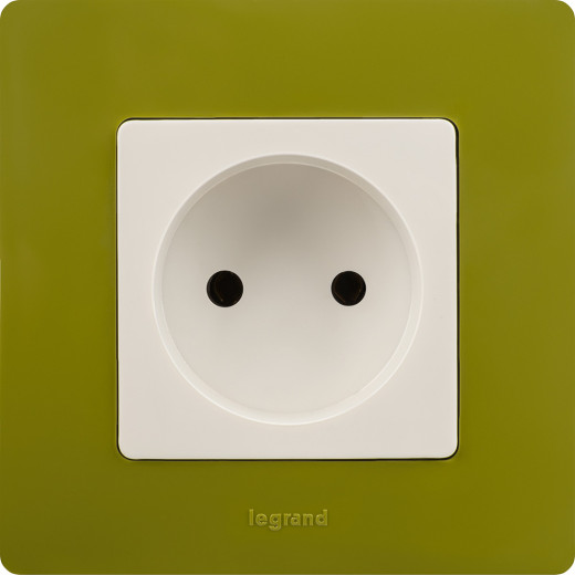 Рамка 1 пост - Legrand Etika - зелёный папоротник