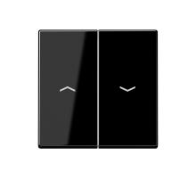 JUNG A 500 Черная Клавиша 2-ая жалюзийная