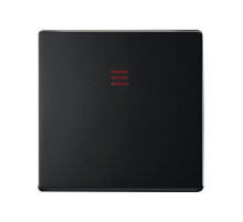 Simon S82 Concept Матовый черный, Клавиша для выключателя S75 с подсветкой