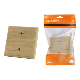 TDM Накладка на бревно деревянная универсальная НБУ 1П 95х95 мм, под покраску