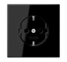 JUNG Штепсельная розетка SCHUKO 16A, 250V~, чёрный