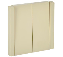 IEK FORTE&PIANO Ваниль Выключатель 2-кл 10А FP405