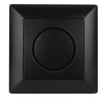 Intro 4-401-05 Светорегулятор поворотный, 600Вт 230В, СУ, Solo, антрацит (10/100/2400)