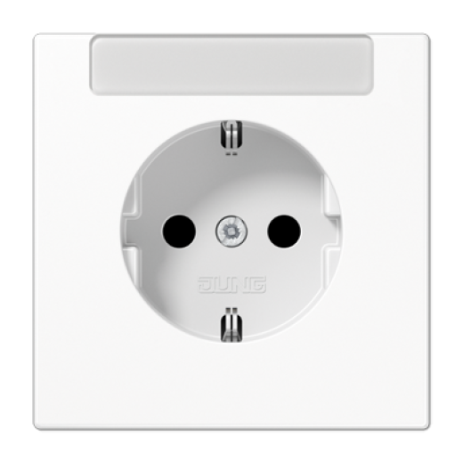 SCHUKO®-розетка 16 A / 250 B ~с дополнительной защитой и полем для надписи