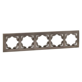 EKF PROxima Валенсия Рамка 5-местная графит.