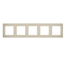 Legrand/Daccord INSPIRIA Слоновая кость Рамка - 5 постов.