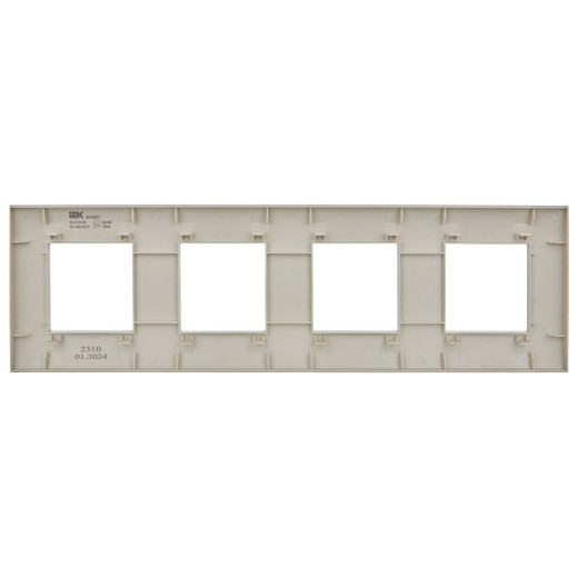 SKANDY Рамка 4-мест. SK-F04B беж. IEK