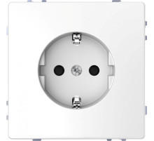 Schneider Electric Merten D-Life Белый Лотос Розетка 16А с/з и шторками