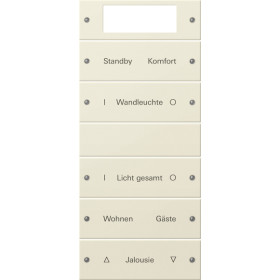 Gira Набор клавиш 5-местный Plus (2+3),  ГРАВИРОВКА