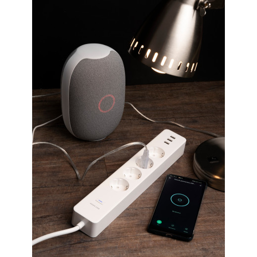 Умный удлинитель c USB Wi-Fi EKF Connect