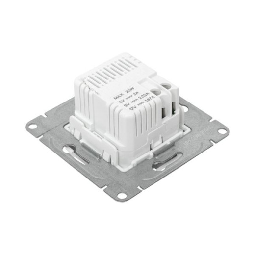 Механизм розетки USB-C - 2шт, белый Эпика EKF